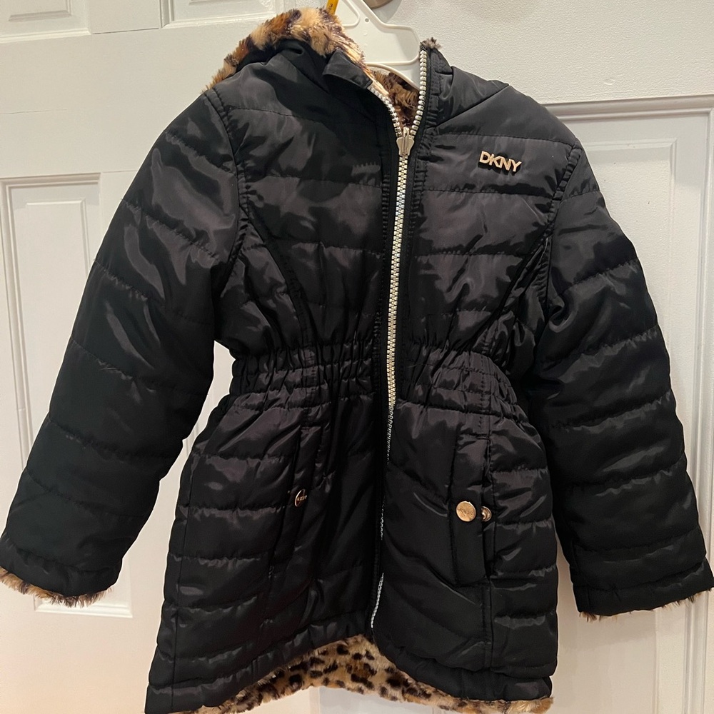 DKNY Leopard Print Jacket 2t